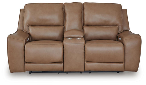 DeepWakes Power Reclining Loveseat with Console - Valley Furniture (Rohnert Park, CA)