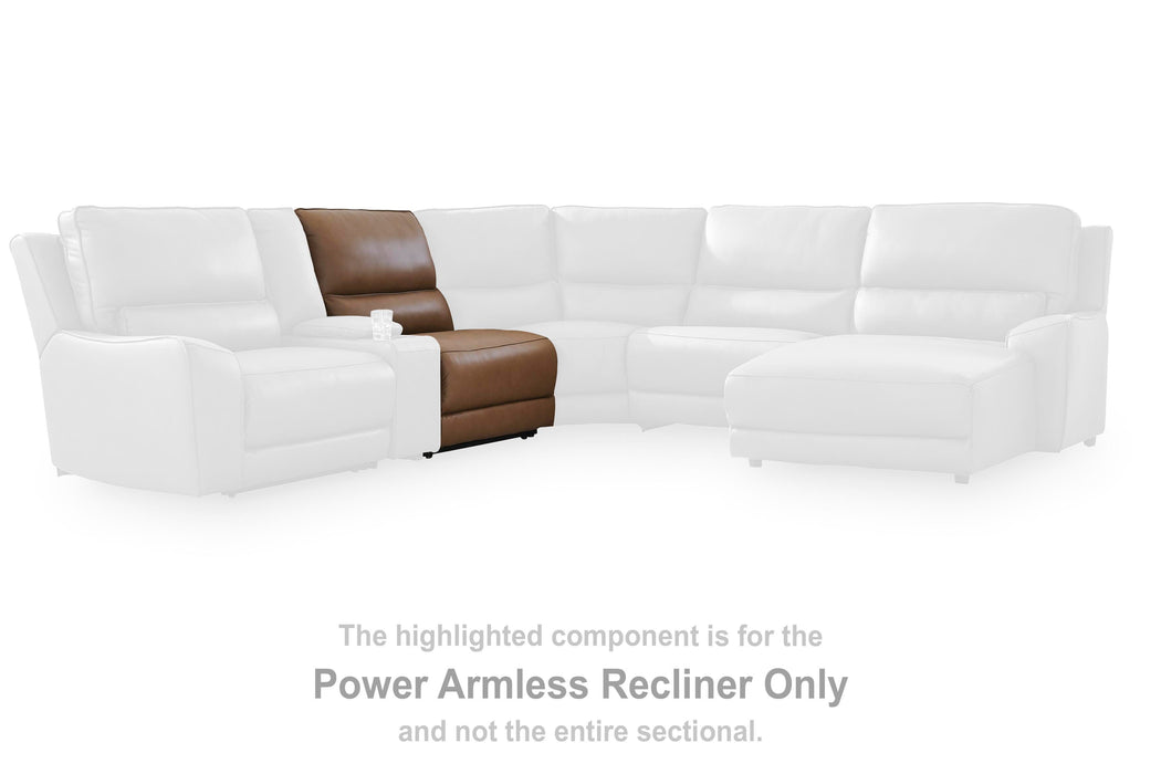 DeepWakes Power Reclining Sectional with Chaise - Valley Furniture (Rohnert Park, CA)