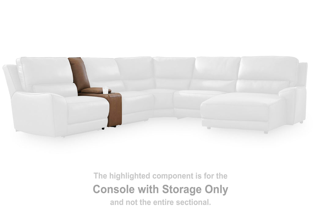 DeepWakes Power Reclining Sectional with Chaise - Valley Furniture (Rohnert Park, CA)