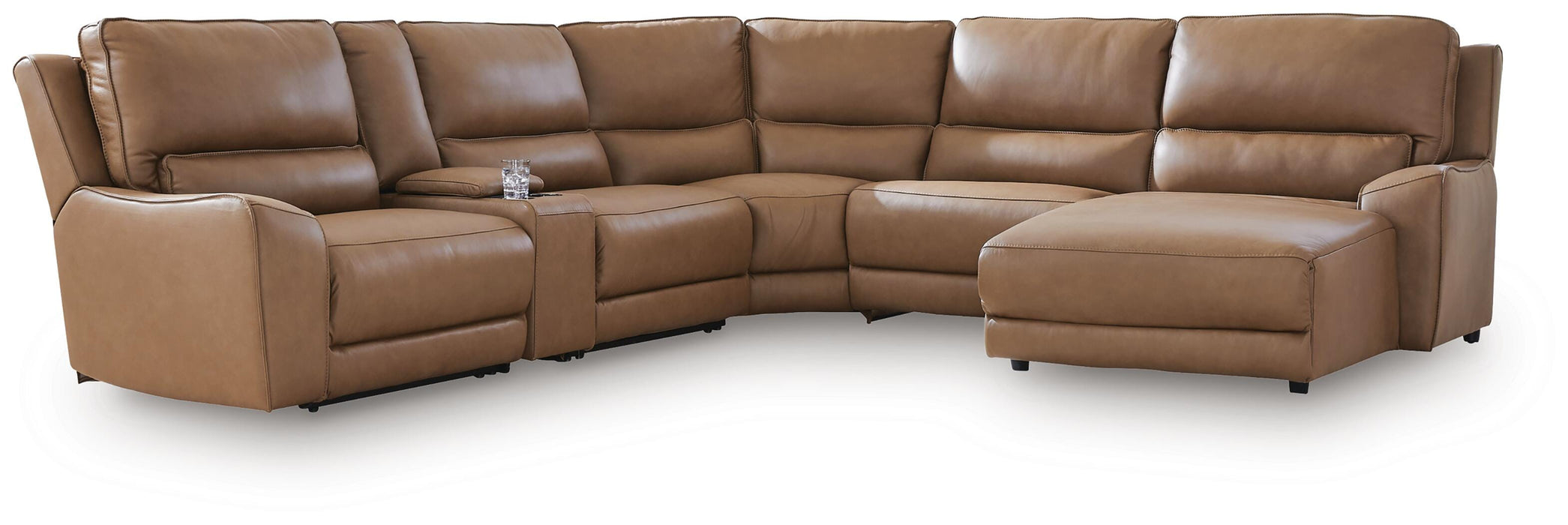 DeepWakes Power Reclining Sectional with Chaise - Valley Furniture (Rohnert Park, CA)