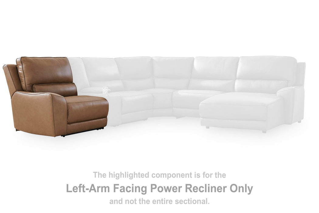 DeepWakes Power Reclining Sectional with Chaise - Valley Furniture (Rohnert Park, CA)