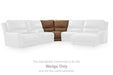DeepWakes Power Reclining Sectional with Chaise - Valley Furniture (Rohnert Park, CA)