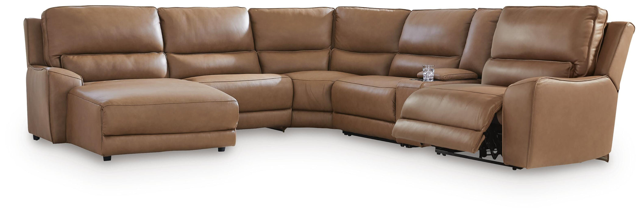 DeepWakes Power Reclining Sectional with Chaise - Valley Furniture (Rohnert Park, CA)