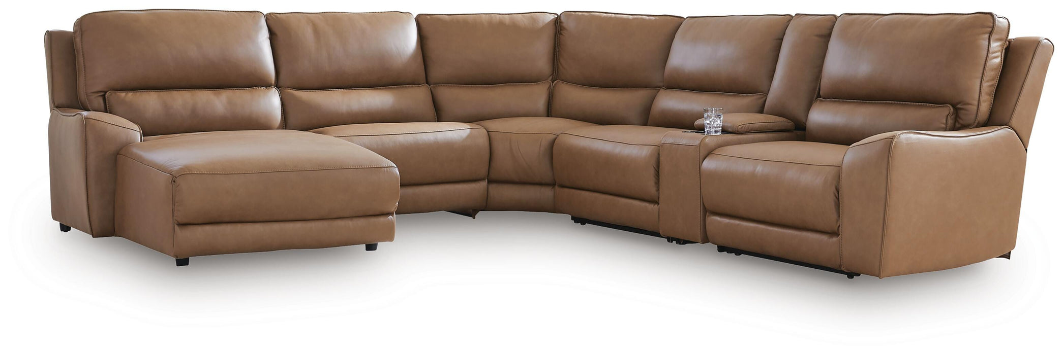 DeepWakes Power Reclining Sectional with Chaise - Valley Furniture (Rohnert Park, CA)
