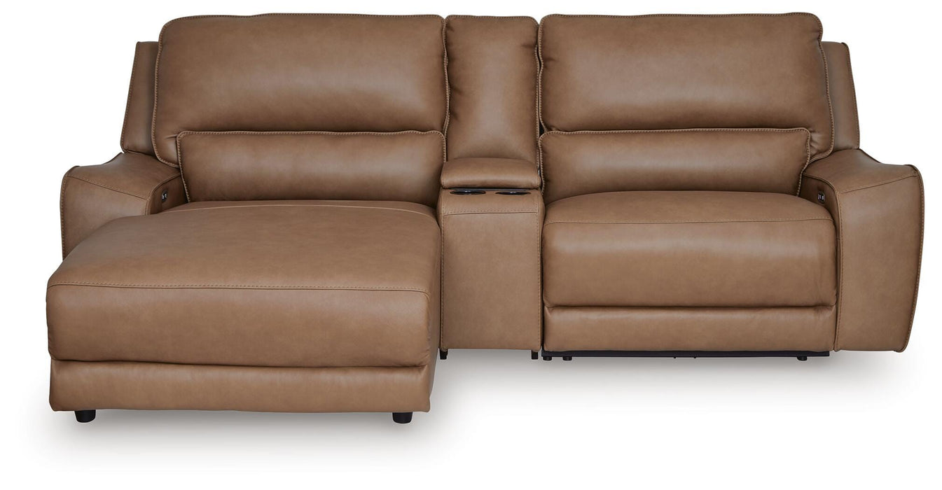 DeepWakes Power Reclining Sectional with Chaise - Valley Furniture (Rohnert Park, CA)