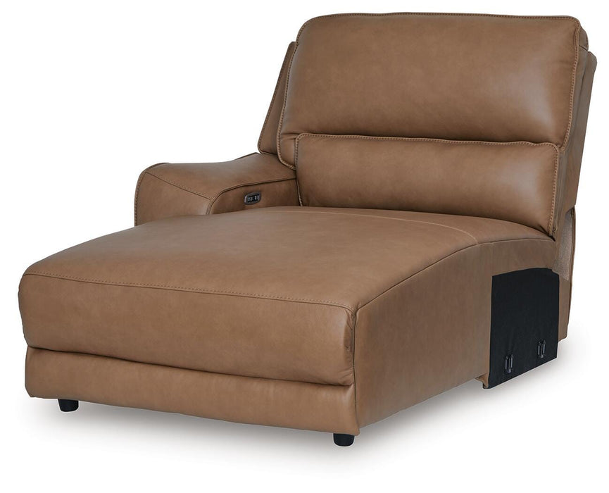 DeepWakes Power Reclining Sectional with Chaise - Valley Furniture (Rohnert Park, CA)