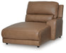 DeepWakes Power Reclining Sectional with Chaise - Valley Furniture (Rohnert Park, CA)