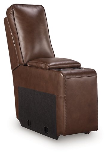 DeepWakes Reclining Sectional with Storage Console - Valley Furniture (Rohnert Park, CA)