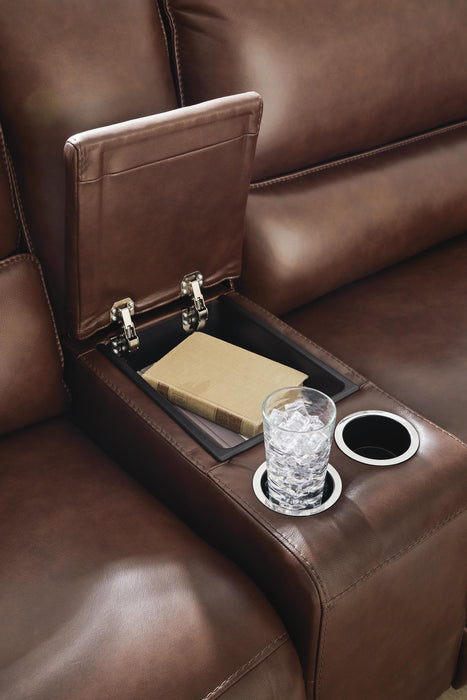 DeepWakes Power Reclining Sectional with Chaise - Valley Furniture (Rohnert Park, CA)