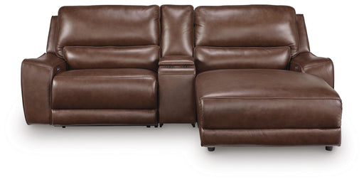 DeepWakes Power Reclining Sectional with Chaise - Valley Furniture (Rohnert Park, CA)