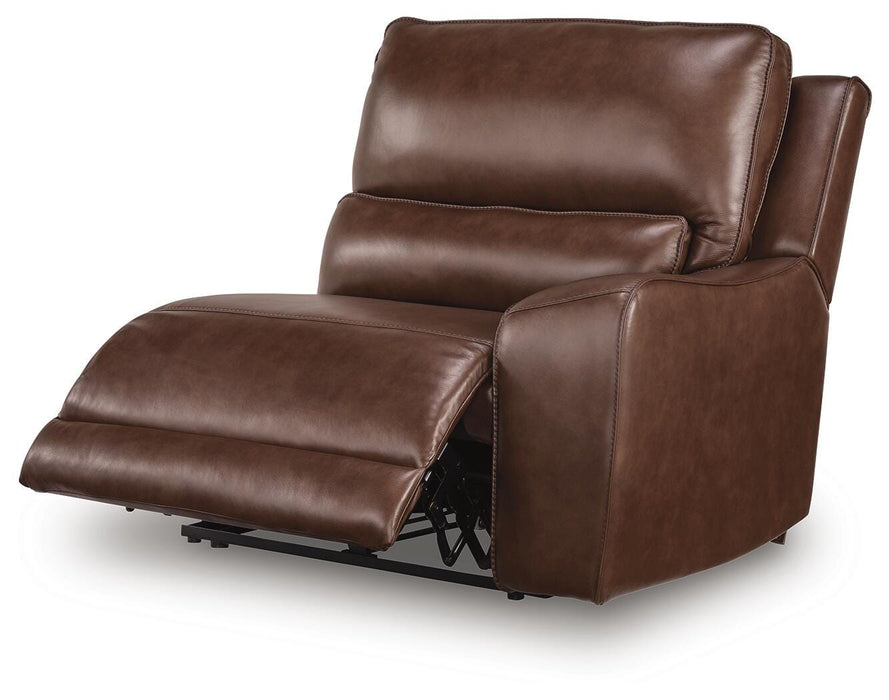 DeepWakes Power Reclining Sectional with Chaise - Valley Furniture (Rohnert Park, CA)