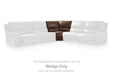 DeepWakes Reclining Sectional with Storage Console - Valley Furniture (Rohnert Park, CA)