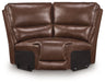 DeepWakes Reclining Sectional with Storage Console - Valley Furniture (Rohnert Park, CA)