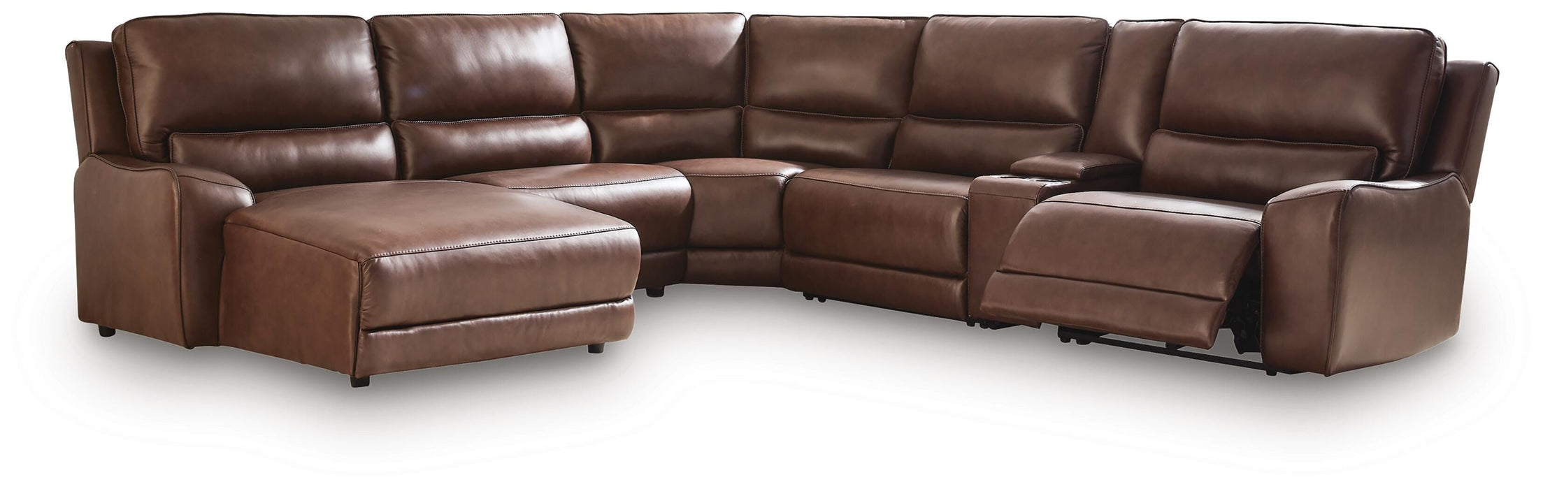 DeepWakes Power Reclining Sectional with Chaise - Valley Furniture (Rohnert Park, CA)