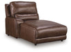 DeepWakes Power Reclining Sectional with Chaise - Valley Furniture (Rohnert Park, CA)