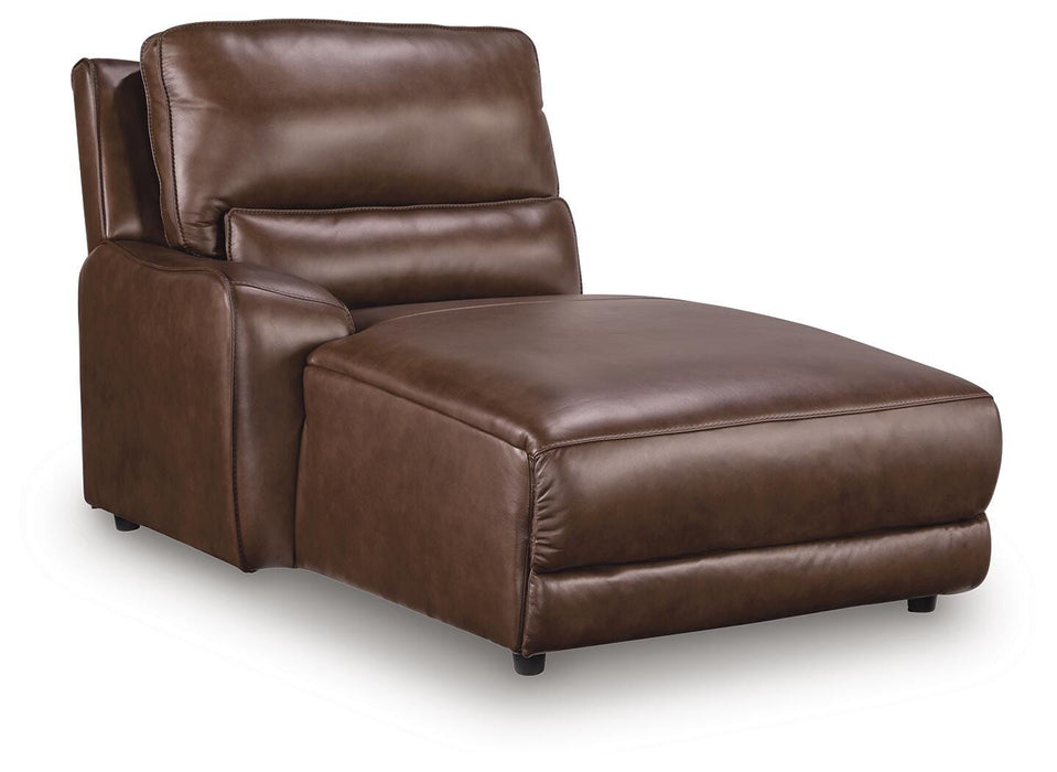 DeepWakes Power Reclining Sectional with Chaise - Valley Furniture (Rohnert Park, CA)