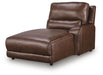 DeepWakes Power Reclining Sectional with Chaise - Valley Furniture (Rohnert Park, CA)