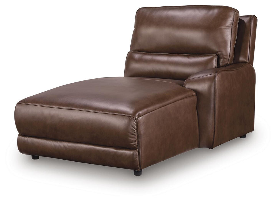 DeepWakes Power Reclining Sectional with Chaise - Valley Furniture (Rohnert Park, CA)