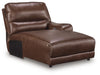 DeepWakes Power Reclining Sectional with Chaise - Valley Furniture (Rohnert Park, CA)