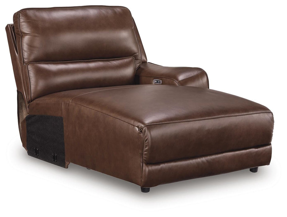 DeepWakes Power Reclining Sectional with Chaise - Valley Furniture (Rohnert Park, CA)