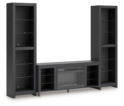 Cayberry Entertainment Center with Electric Fireplace - Valley Furniture (Rohnert Park, CA)