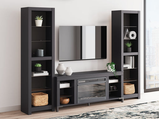 Cayberry Entertainment Center with Electric Fireplace - Valley Furniture (Rohnert Park, CA)