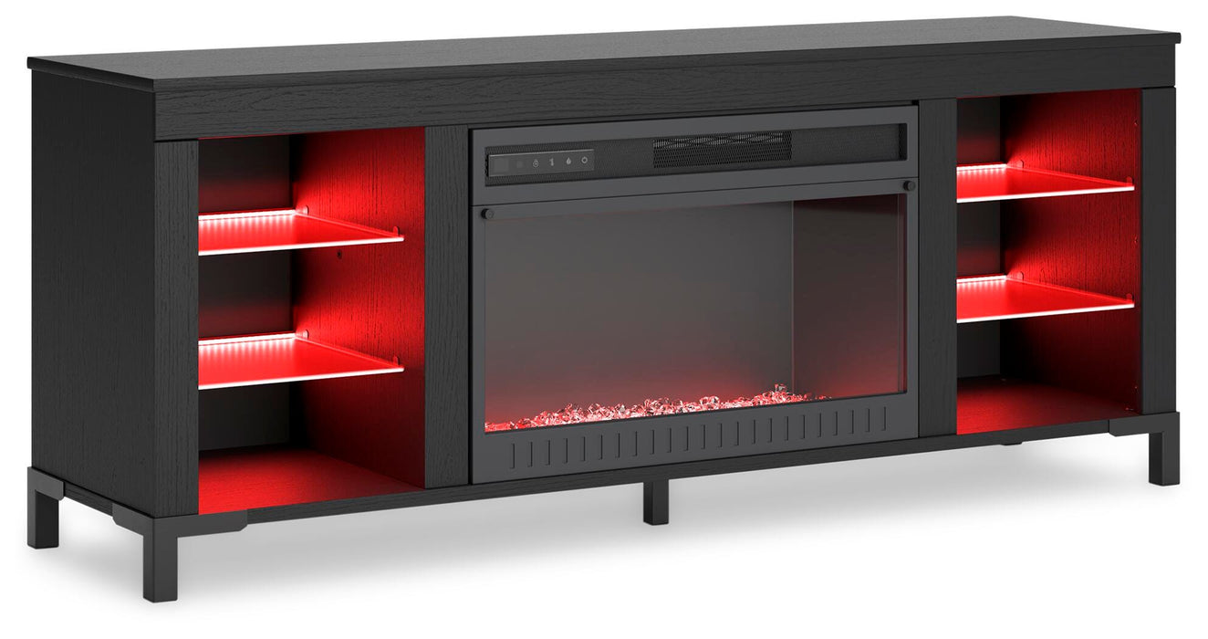 Cayberry 60" TV Stand with Electric Fireplace - Valley Furniture (Rohnert Park, CA)