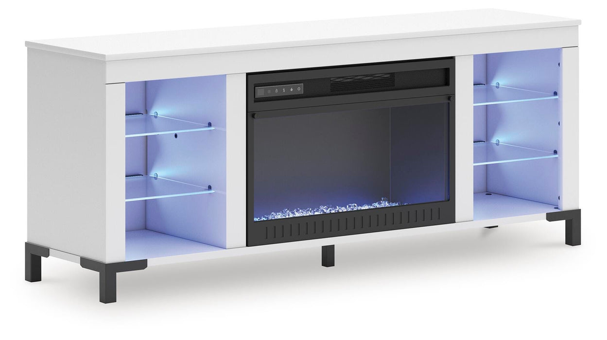 Brollevi 60" TV Stand with Electric Fireplace - Valley Furniture (Rohnert Park, CA)