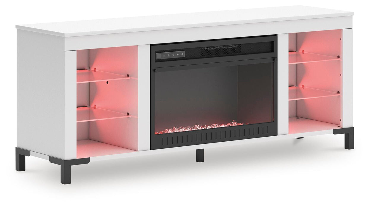 Brollevi 60" TV Stand with Electric Fireplace - Valley Furniture (Rohnert Park, CA)