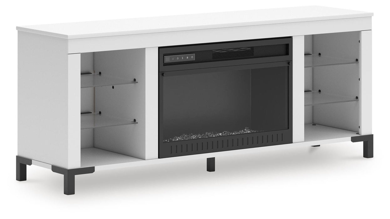 Brollevi 60" TV Stand with Electric Fireplace - Valley Furniture (Rohnert Park, CA)