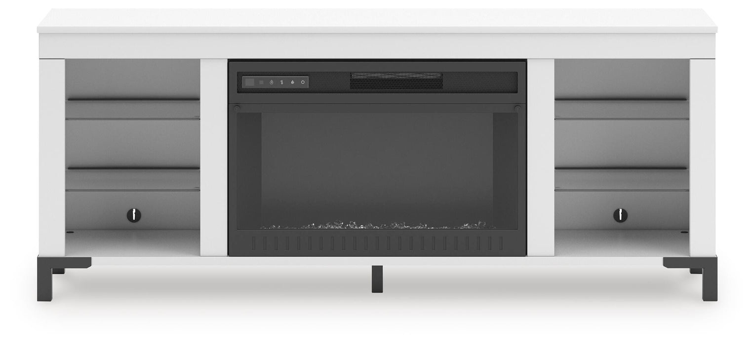 Brollevi 60" TV Stand with Electric Fireplace - Valley Furniture (Rohnert Park, CA)