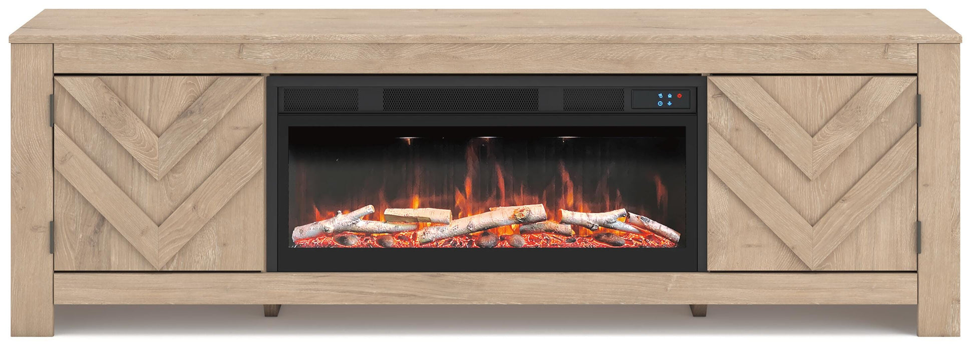 Cayboni 71" TV Stand with Electric Fireplace - Valley Furniture (Rohnert Park, CA)