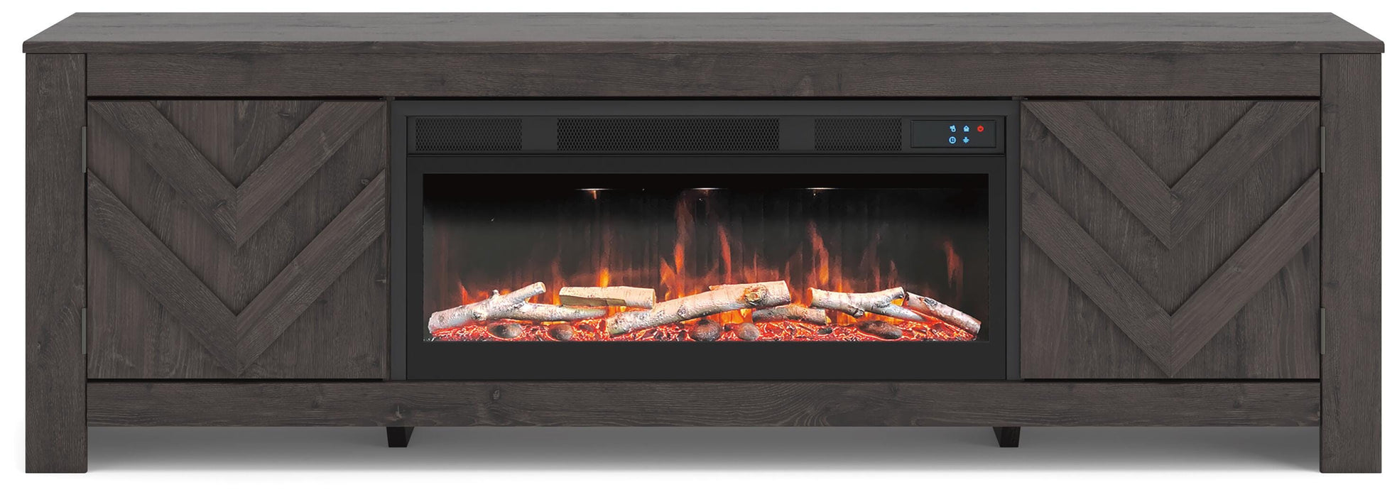 Cayboni 71" TV Stand with Electric Fireplace - Valley Furniture (Rohnert Park, CA)