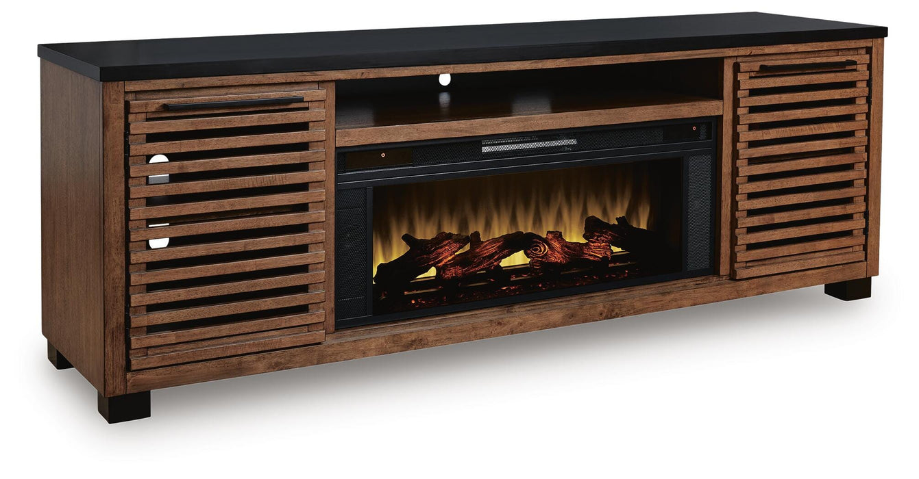 Kallari 84" TV Stand with Electric Fireplace - Valley Furniture (Rohnert Park, CA)